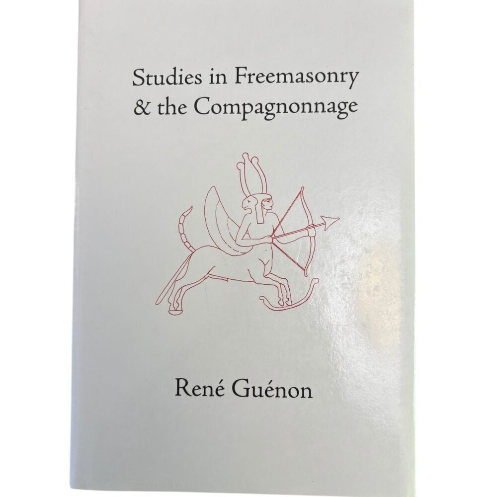 Studies in Freemasonry & the Compagnonnage Rene Guenon Hardback Book EUC